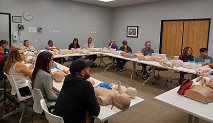 Group CPR Training