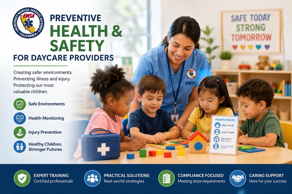 Preventative Health and Safety for daycare providers in Los Angeles